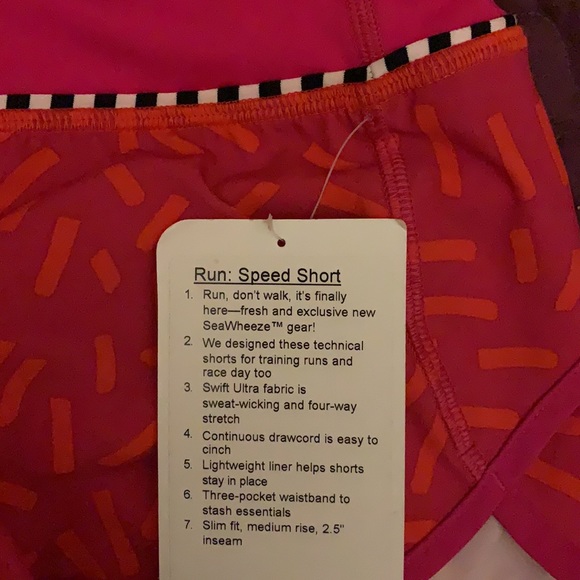 NWT’s LULULEMON Run:Speed shorts by SeaWheeze 2 - Picture 6 of 6